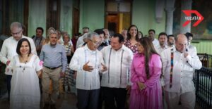 Joaquín Díaz Mena muestra el potencial de Yucatán a funcionarios federales