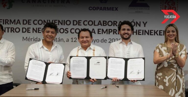 Heineken y el Gobierno de Yucatán sellan alianza para impulsar el desarrollo económico del estado